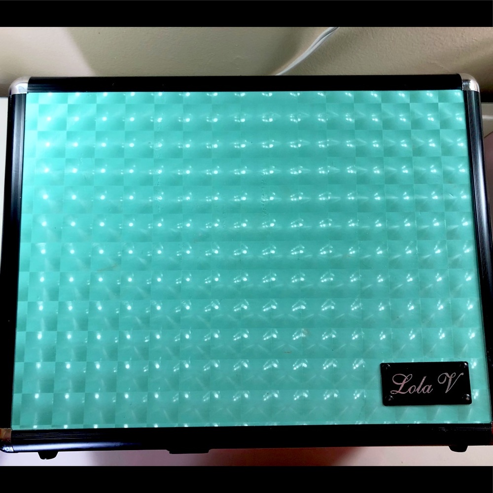 Lola V travel makeup case